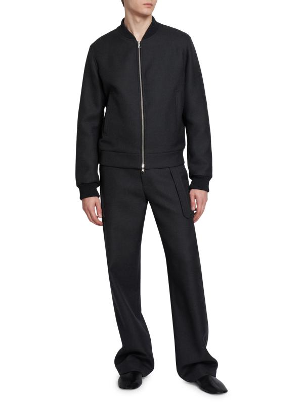 Shop Dries Van Noten - Vanny Wool Bomber Jacket | Saks Fifth