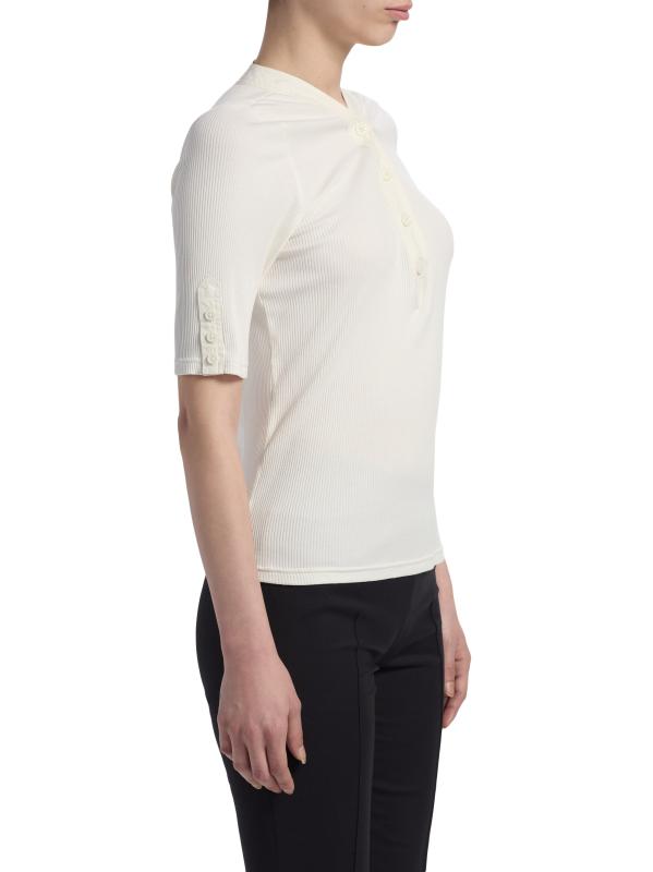 Derek Lam 10 Crosby ★ エイドリアン Vネック リブ Tシャツ Shop Derek Lam 10 Crosby - Adrian V-Neck Ribbed T-Shirt