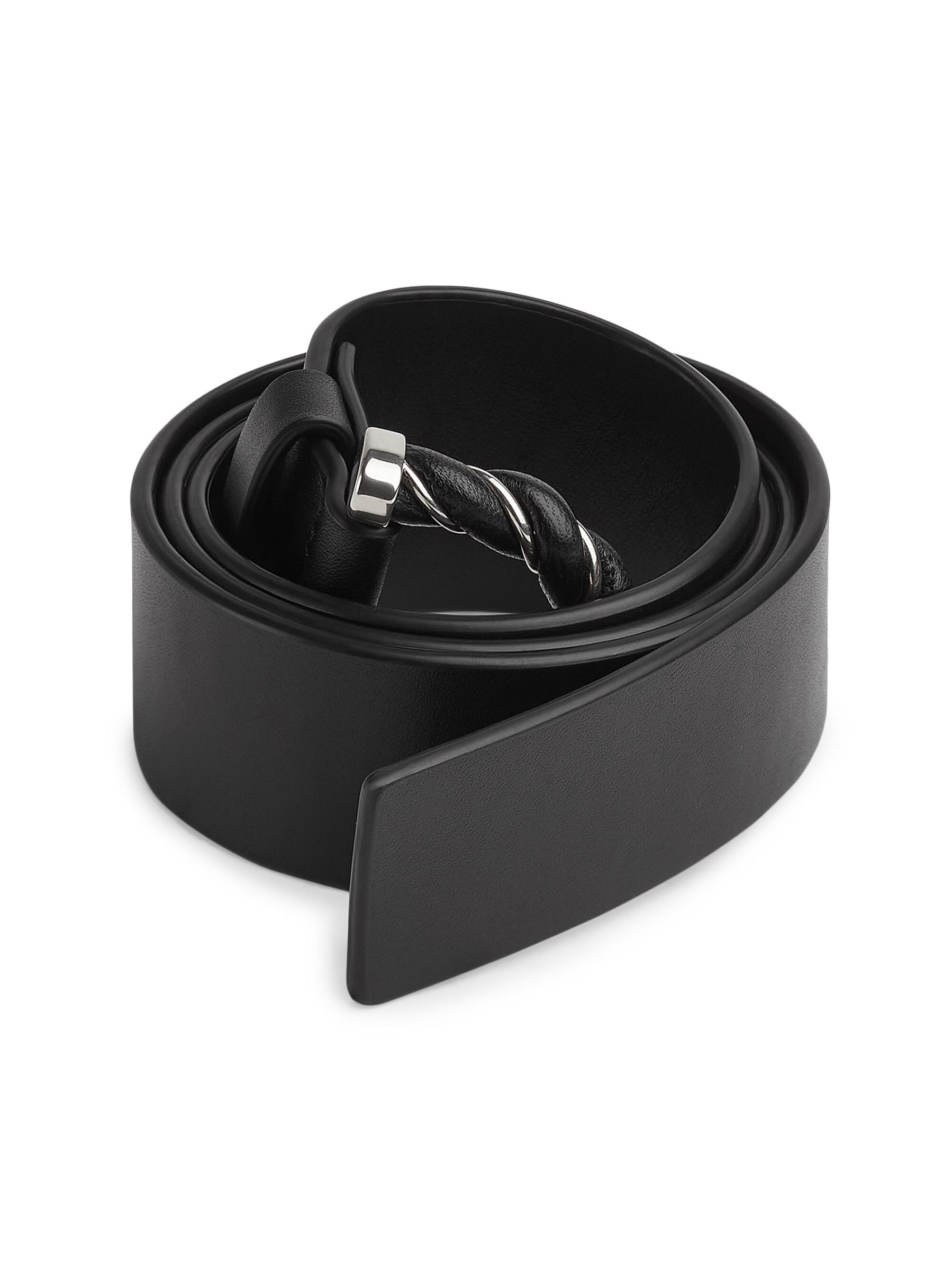 BOTTEGA VENETA エッセンシャル ツイスト ベルト Bottega Veneta® Women's Essential Twist Belt in Fondant