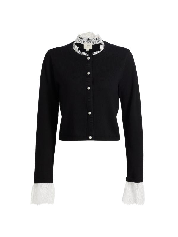 كارديجان إليانا ميرينو من الصوف والدانتيل