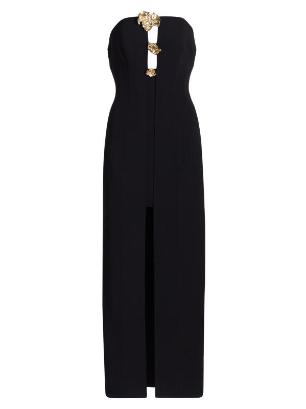 فستان هاويك ماكسي بتفاصيل زهرية