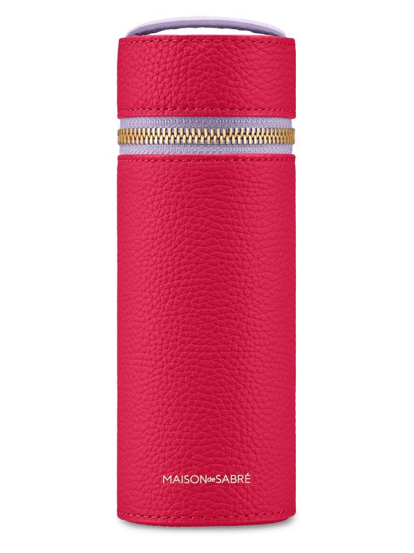 #1: حقيبة فرشاة جلدية - فوشيا لافندر