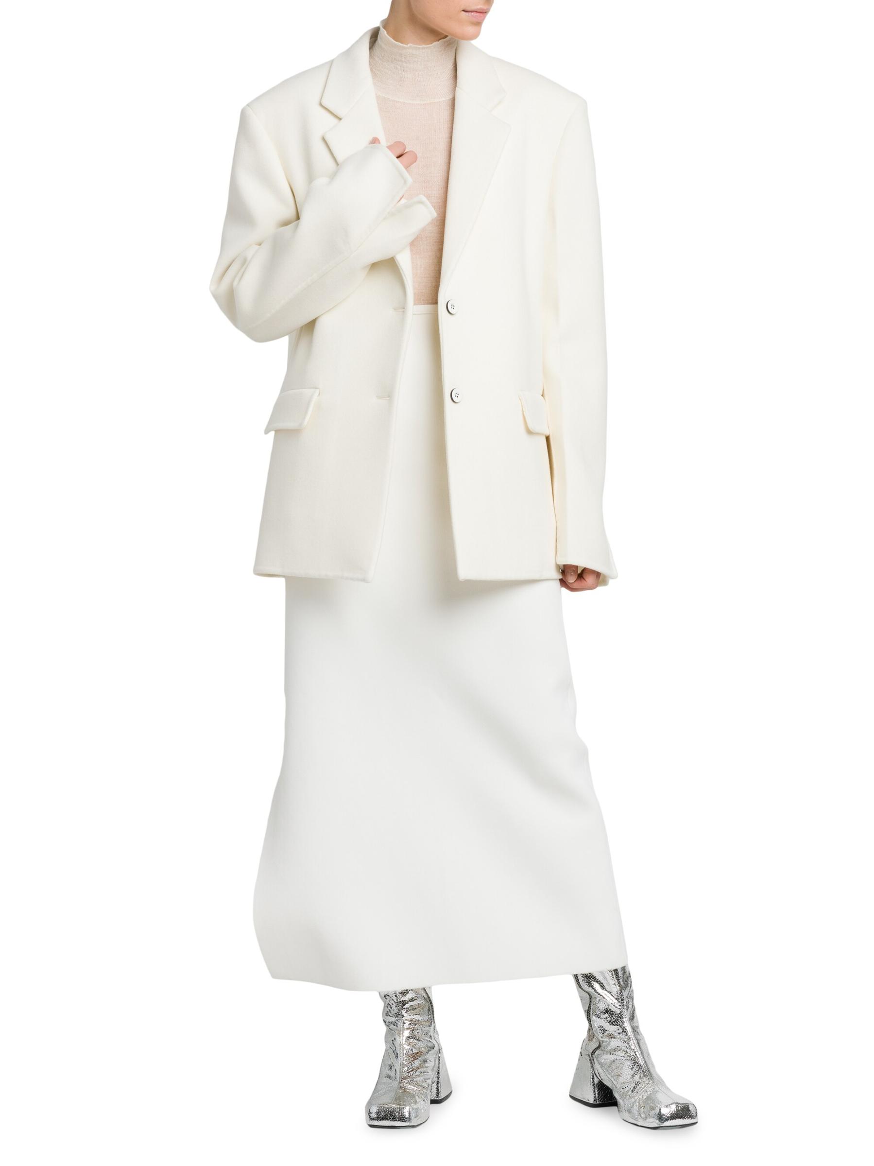 JIL SANDER リブニットミディスカート Jil Sander - リブ・ニット・ミディ・スカート をオンライン購入