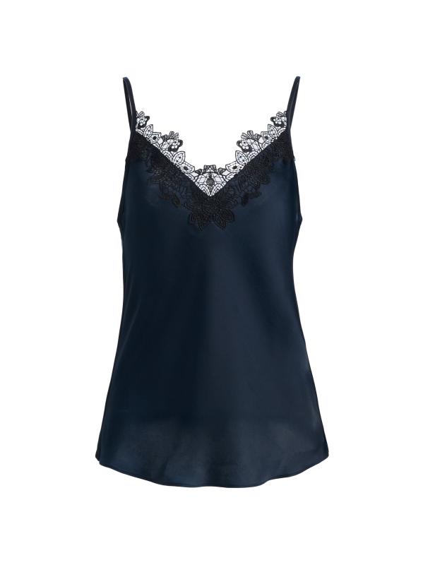 تانك ساتان من الدانتيل من كليو