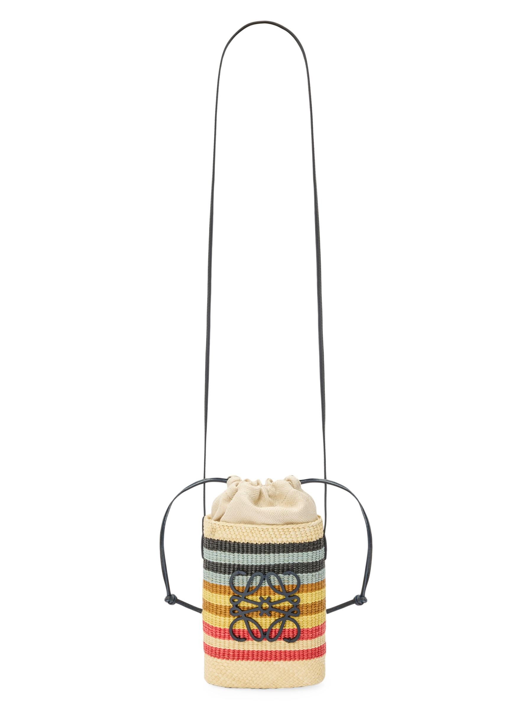 送料関税込■LOEWE■Paula's Ibiza アナグラム バケット バッグ Loewe - LOEWE x Paula's Ibiza アナグラムスクエア ストライプ