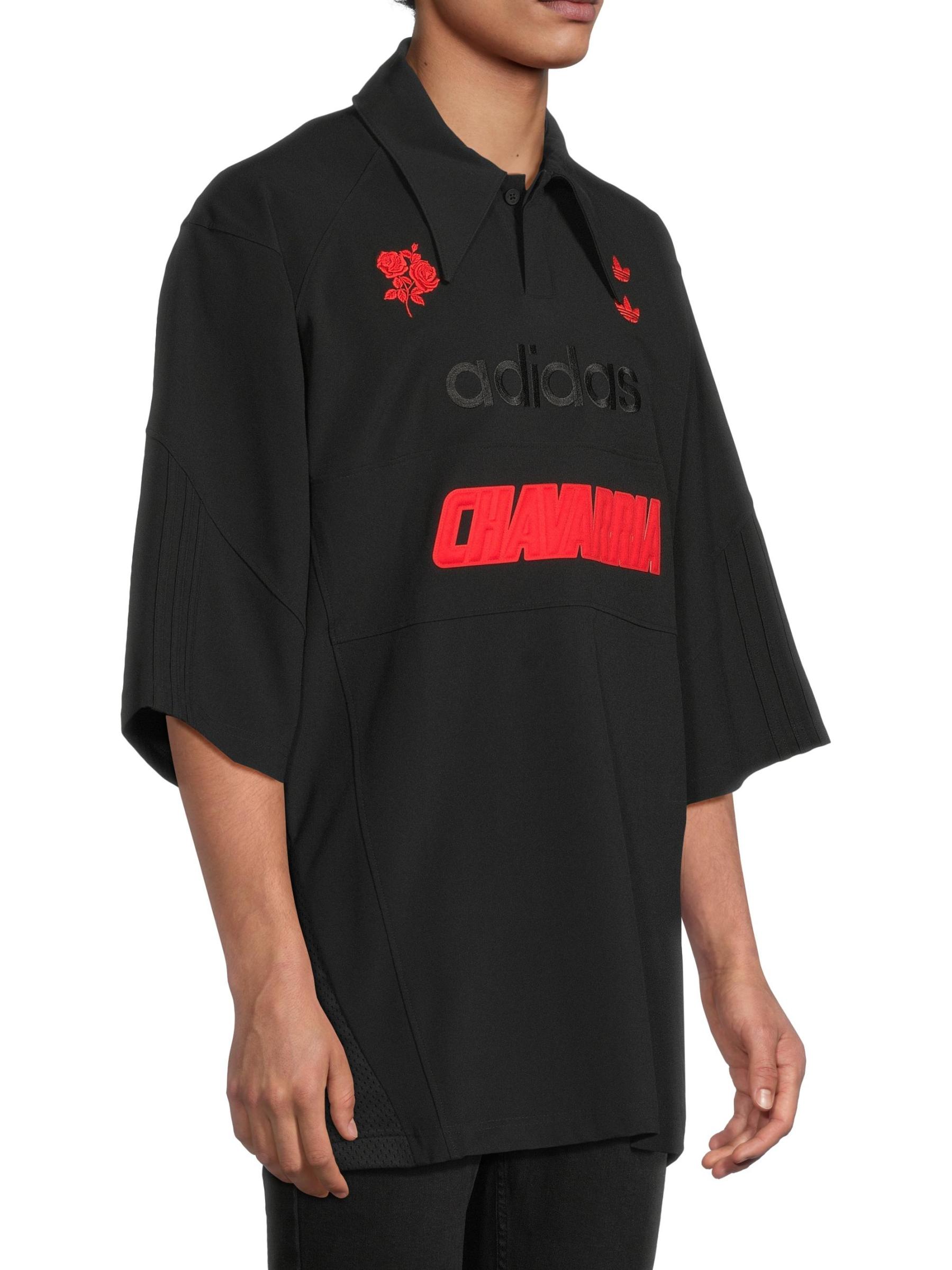 WILLY CHAVARRIA ポロシャツ adidasコラボ adidas WILLY CHAVARRIA POLO SHIRT ブラック（アディダス