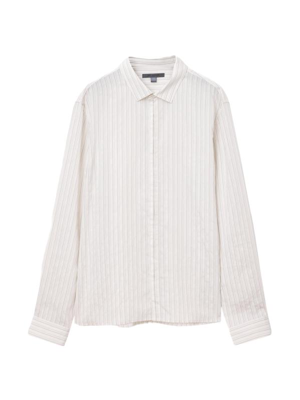 Hickory Button-Front Shirt