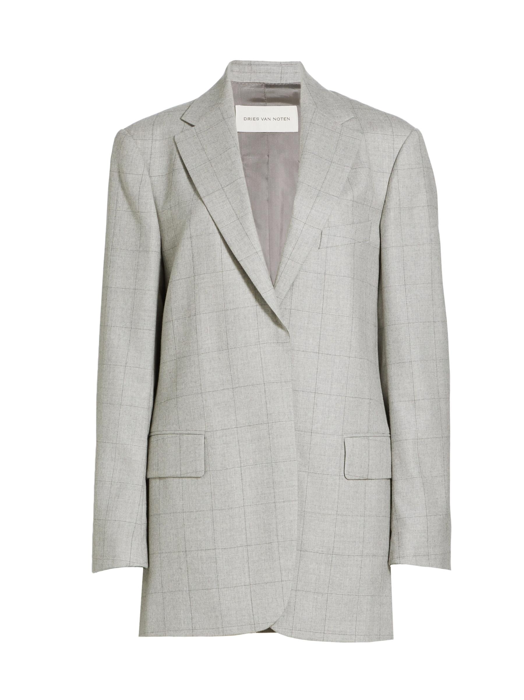 【DRIES VAN NOTEN】ウールブレザー DRIES VAN NOTEN ウール混ツイル ブレザー | NET-A-PORTER