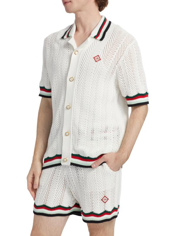 #3: قميص رياضي من القطن بالكروشيه الصناعي - عقيد الجبال