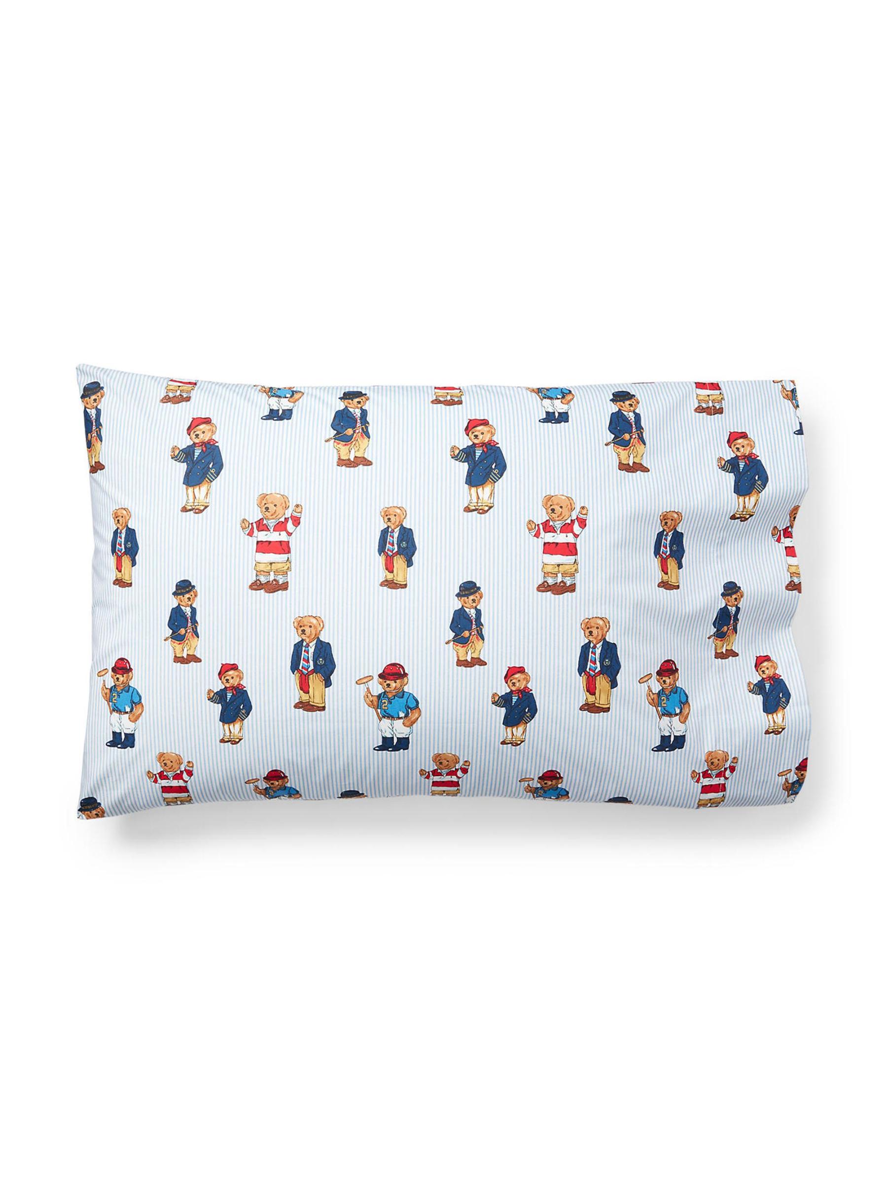 Shop Ralph Lauren - Teddy Bear Stripe 4-Piece Sheeting Set | Saks