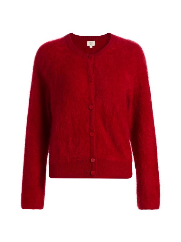 كارديجان دوريان من الكشمير برقبة مستديرة