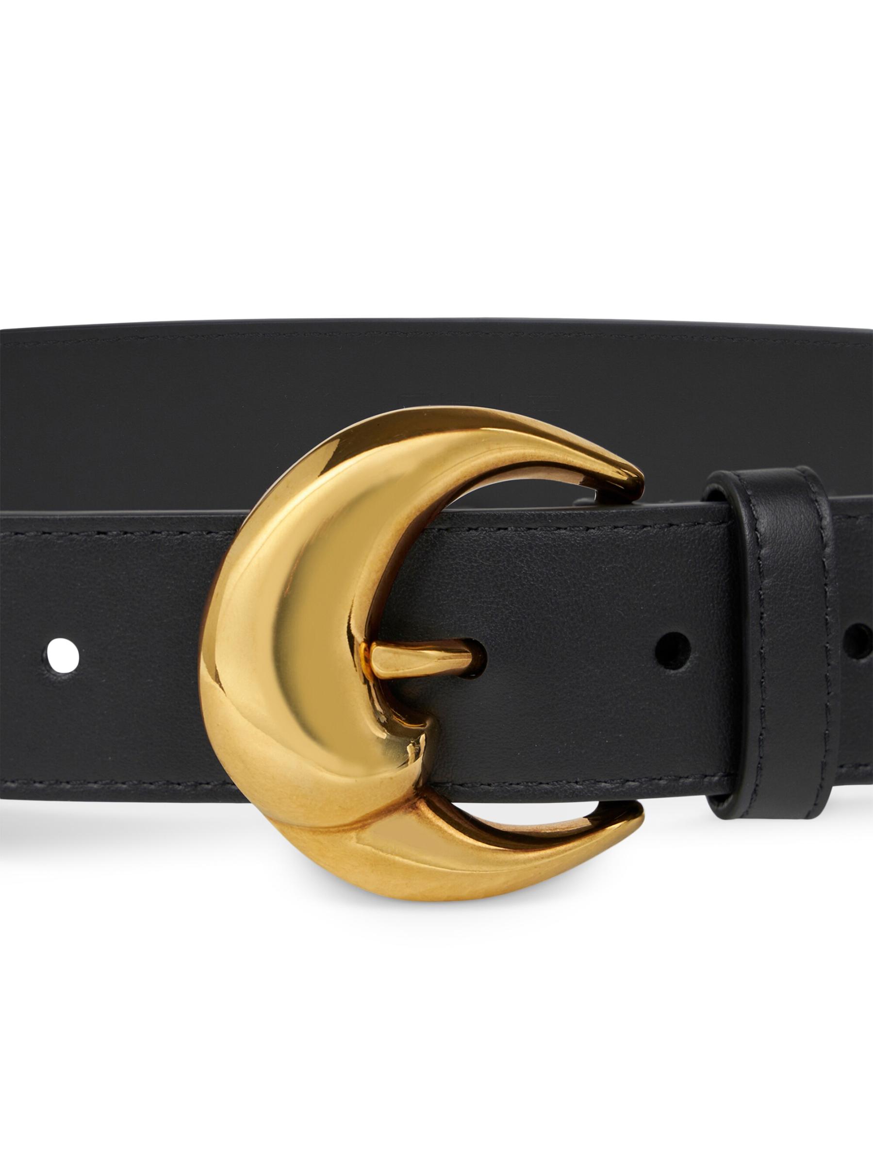 ベルト Etro Leather Belt With Polished Gold-Tone Buckle Shop ETRO - Leather Moon Buckle Belt | Saks Fifth Avenue