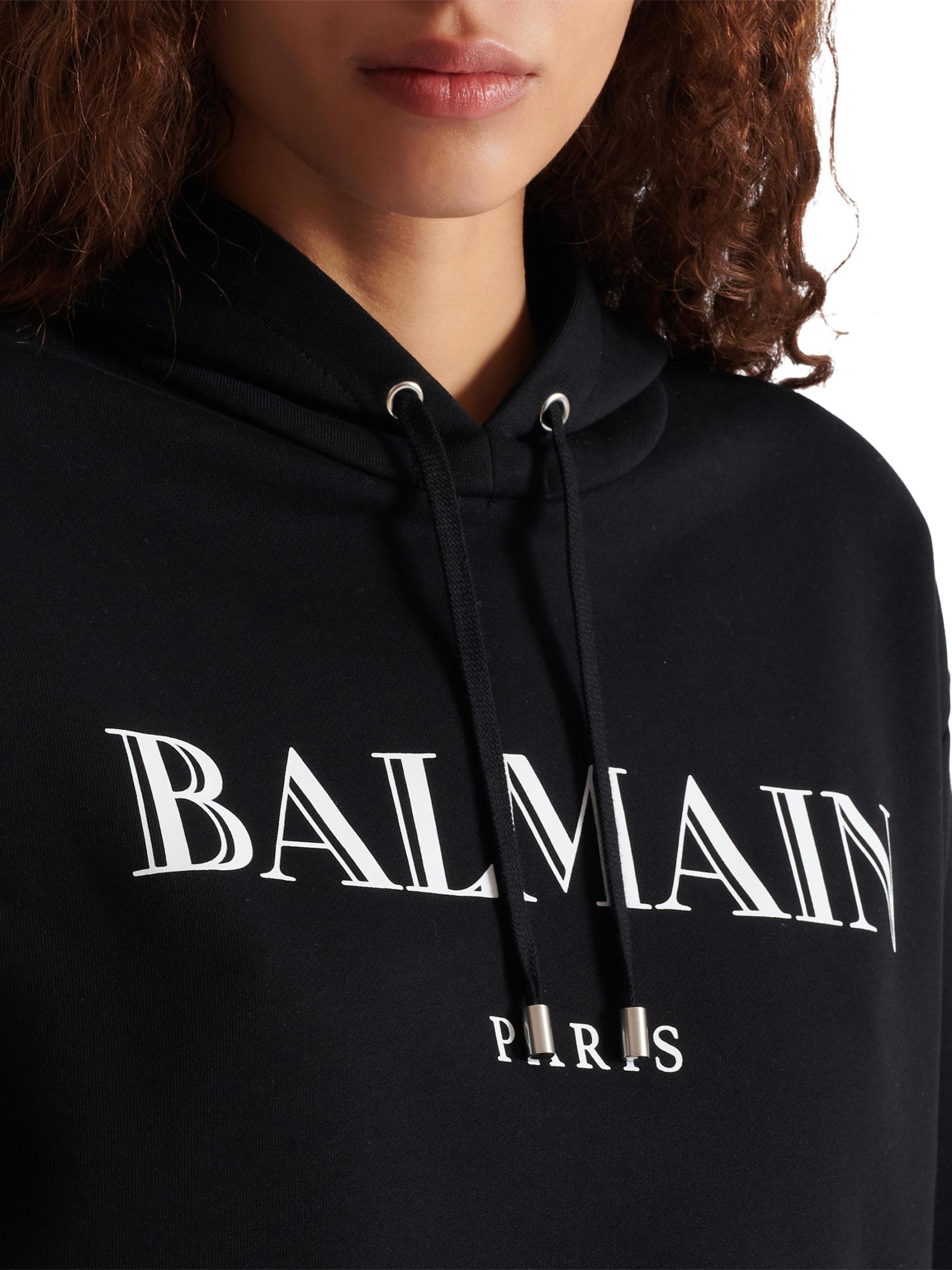 Balmain - ロゴ・グラフィック・パーカー をオンライン購入