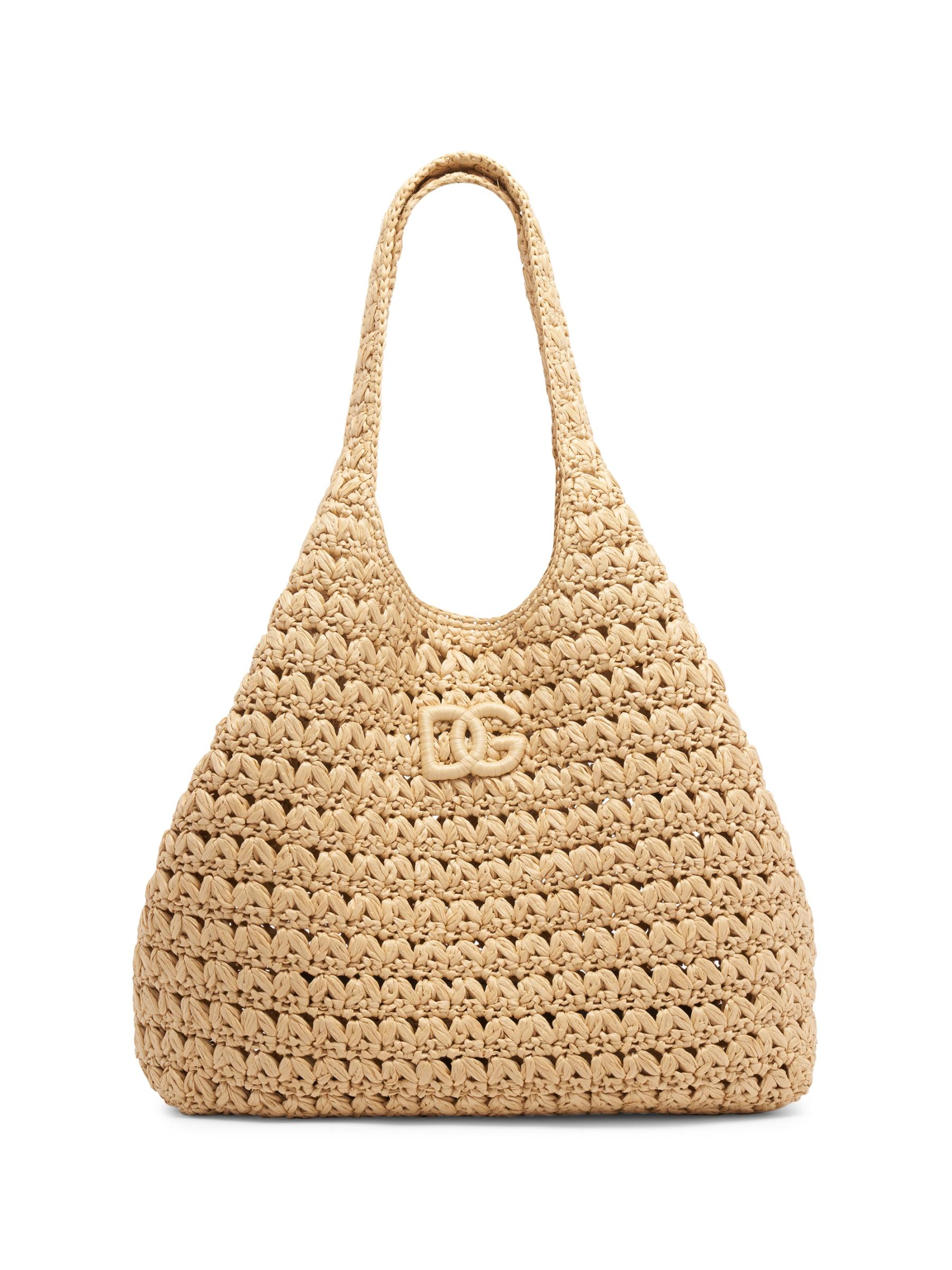 Shop DOLCE&GABBANA - 3.5 Raffia Logo Tote Bag | Saks Fifth