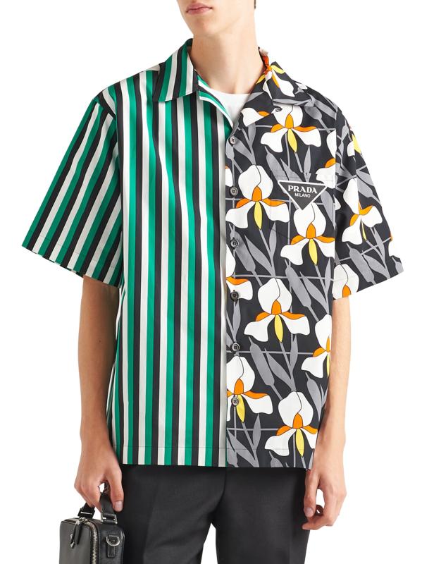 品多く Double - Prada Shop Match Avenue Fifth Saks | Shirt Cotton ジャケット・アウター