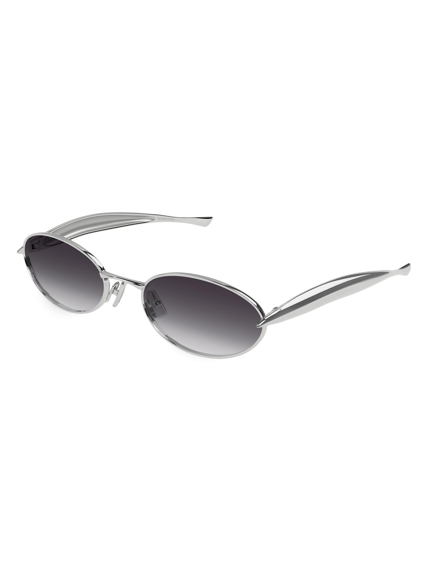 Bottega Veneta直営店 イワシ オーバル サングラス Bottega Veneta - イワシ 57MM オーバル・サングラス を