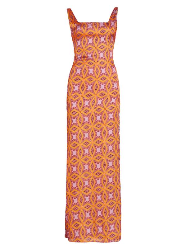 فستان بريا جولد ماكسي