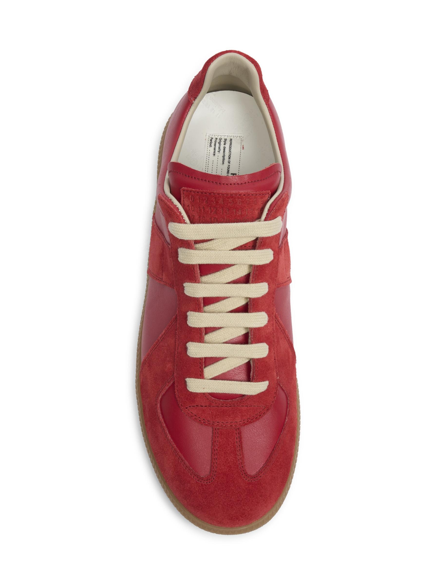 ◆Maison Margiela レザートリム ロートップ スニーカー ◇Maison Margiela レザートリム ロートップ スニーカー