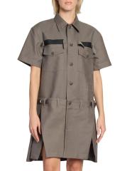 Shop Sacai - Wtaps Cotton Back Satin Dress | Saks Fifth
