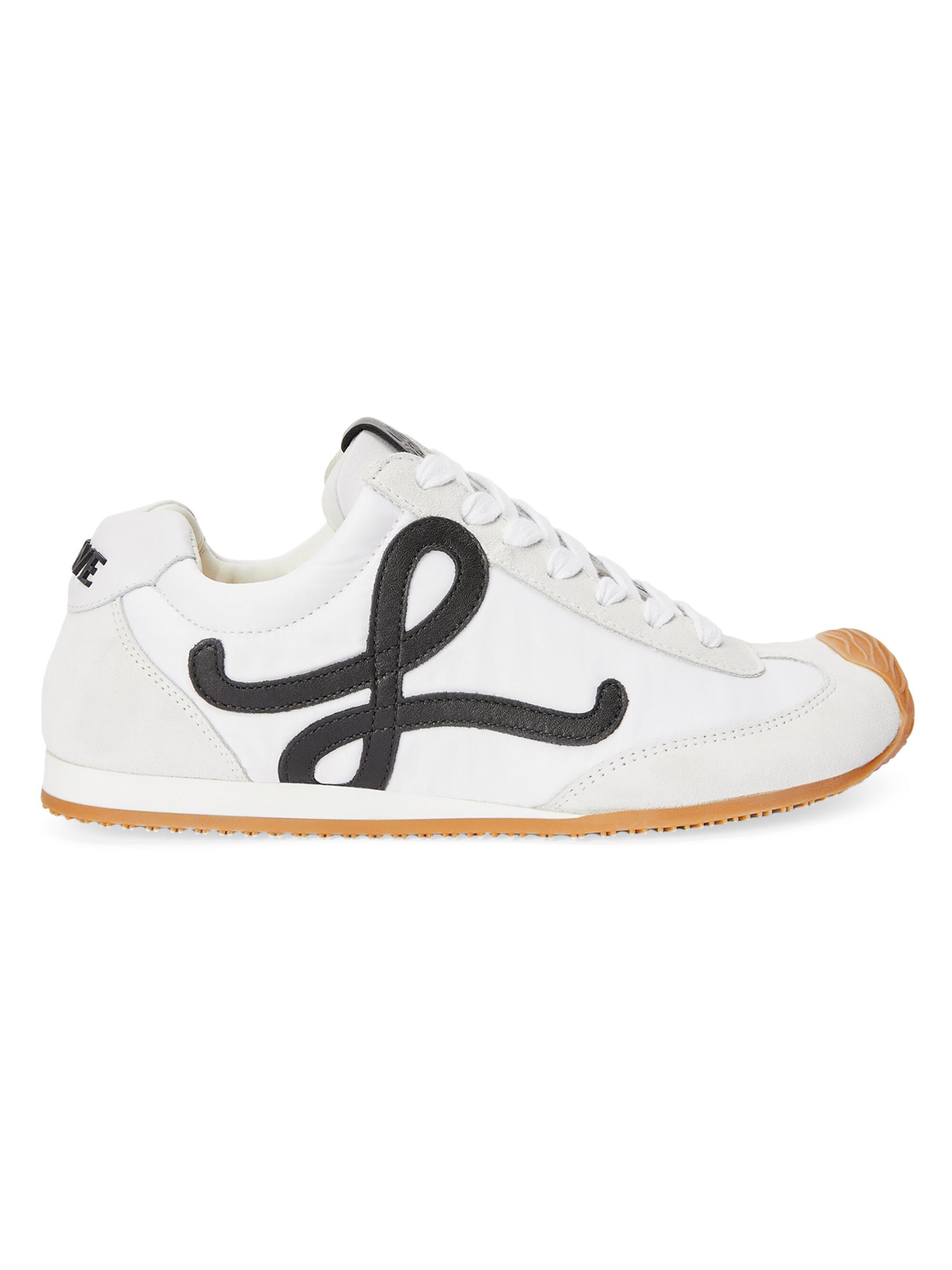 【関税・送料込】LOEWE バレエランナー 2.0 ハイトップ Ballet Runner 2.0 high-top in nylon and calfskin White - LOEWE
