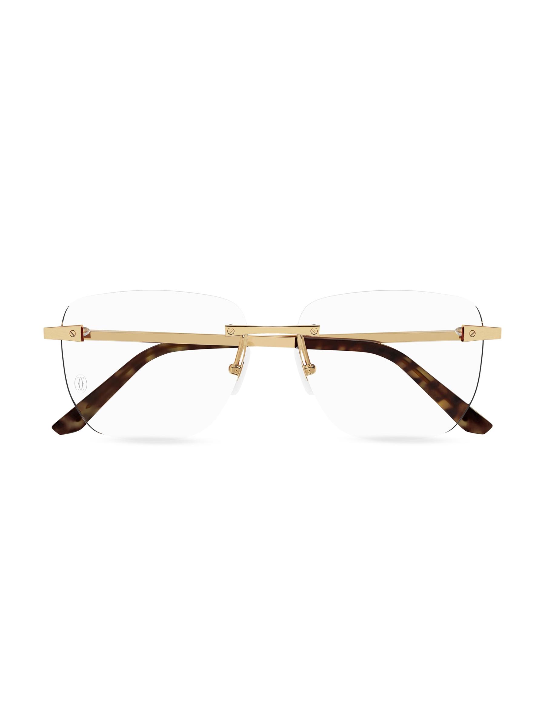 Shop Cartier - Santos De Cartier 58MM 24K Gold-Plated Square