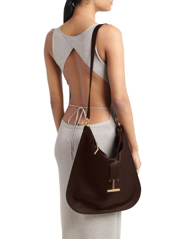 #3: حقيبة تارا الكبيرة من الجلد Hobo - إسبريسو