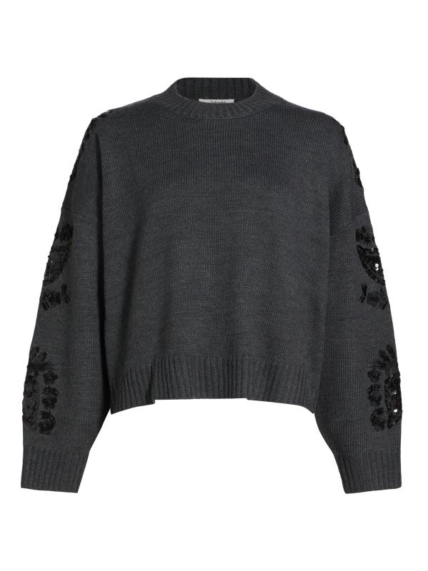 سترة Leanna المزينة بالترتر