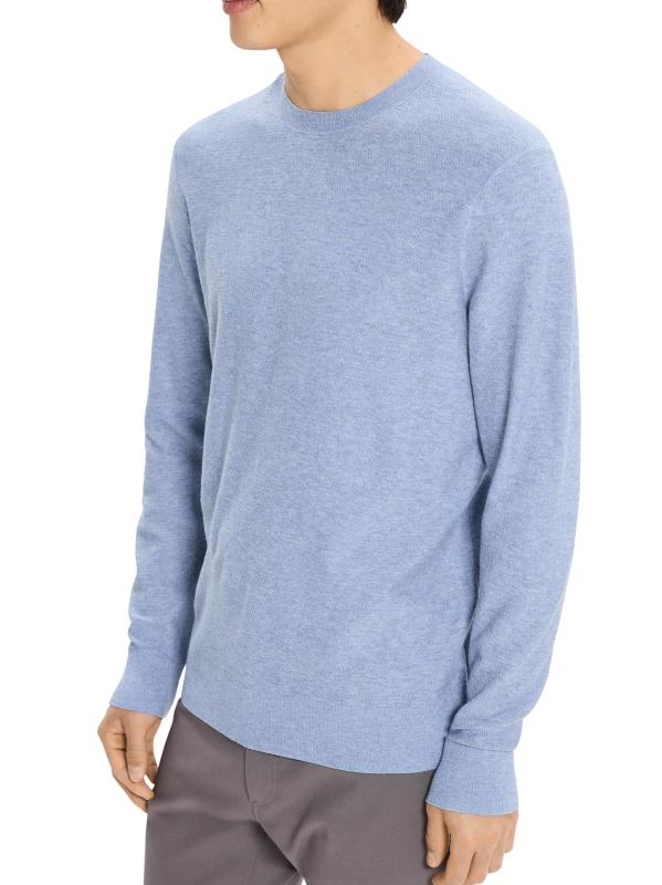 #3: سترة ريلاند برقبة مستديرة - مزيج بحيرة أزرق فاتح