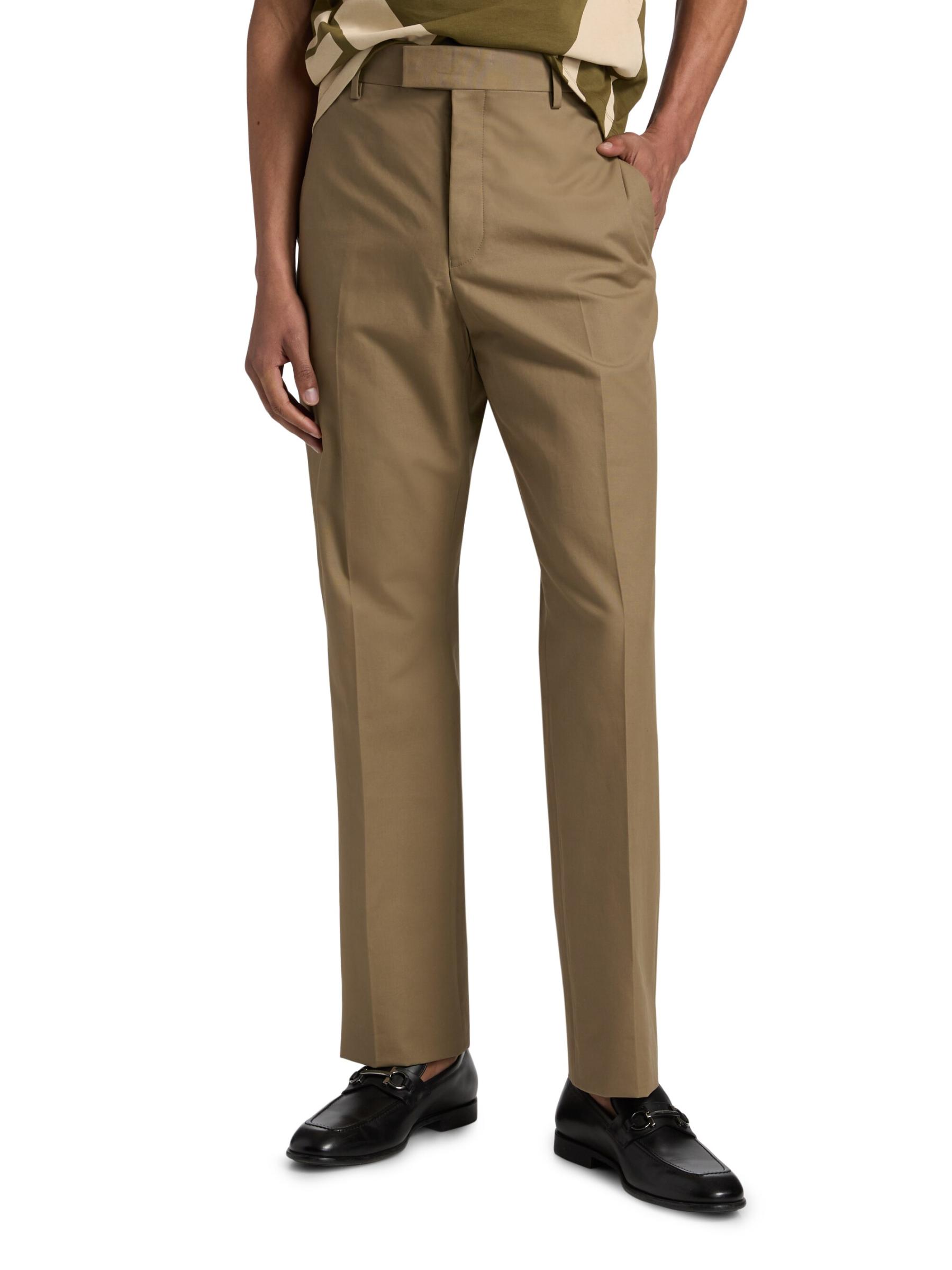 パンツ Ferragamo Trousers Ferragamo - コットンキャンバス ストレートレッグパンツ を
