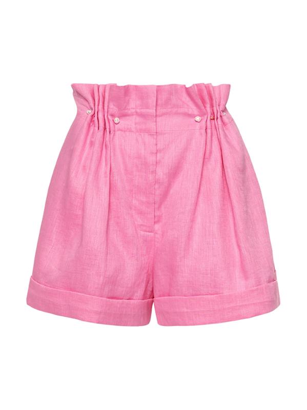 شورت إيدن بأكياس ورقية من الكتان