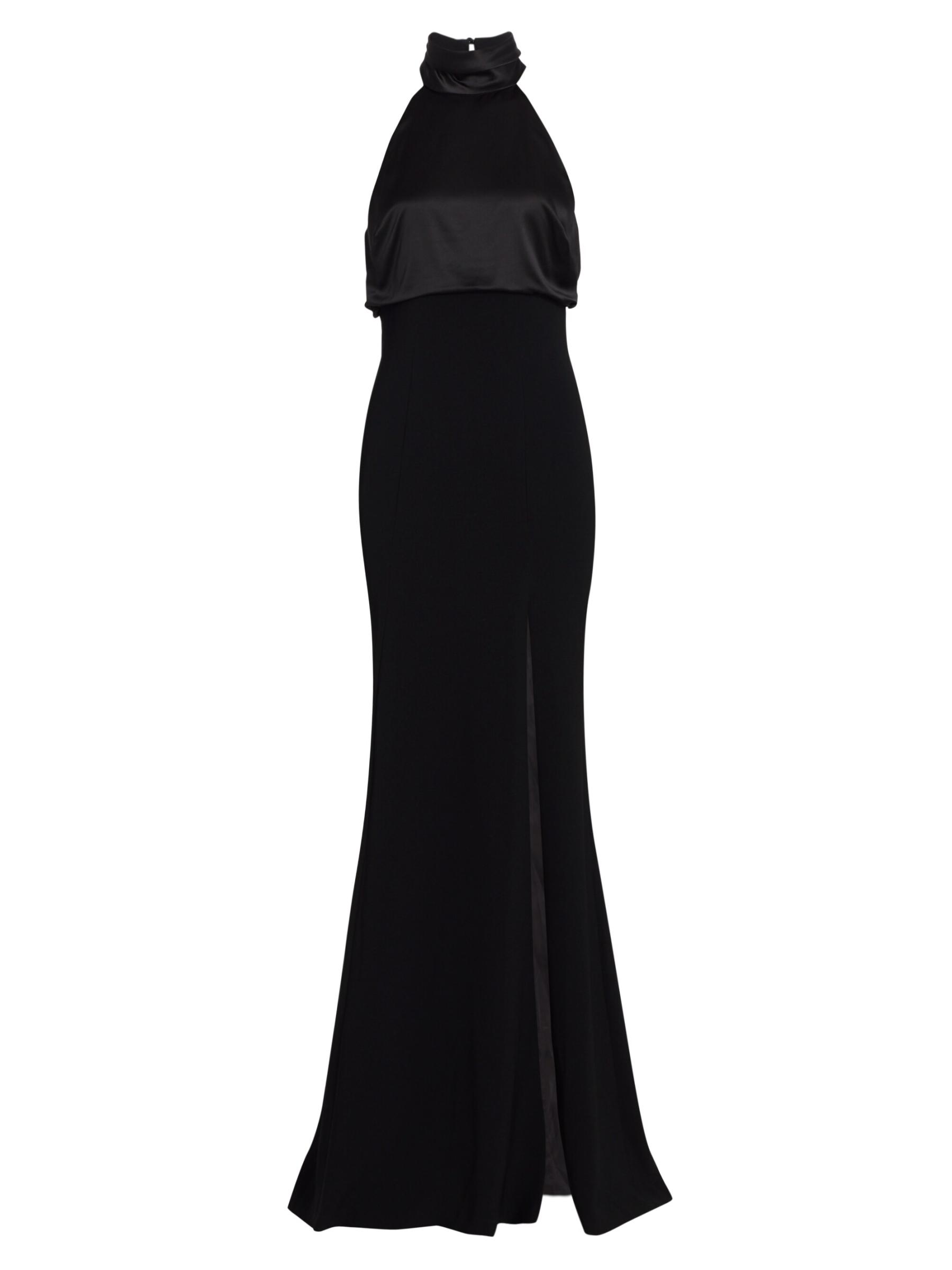 Alexandra Turtleneck Halter Gown