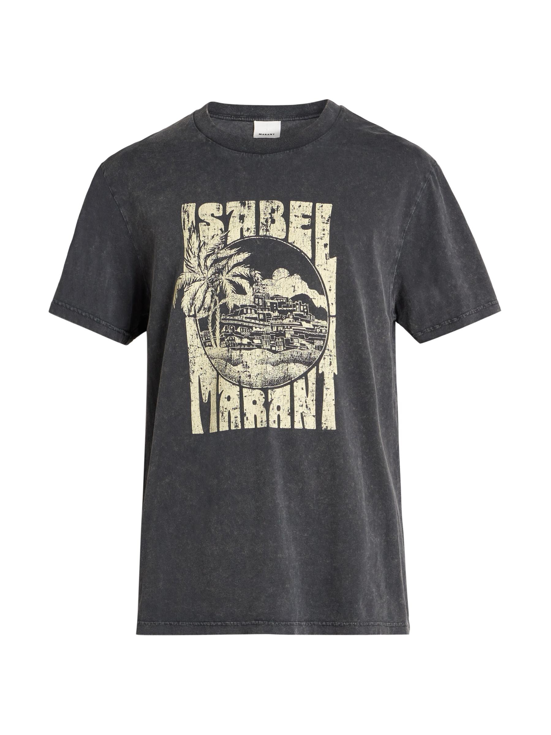 【関税&送料込】Marant T-Shirt Honore Honore T-shirt Man purple | ISABEL MARANT Official online store