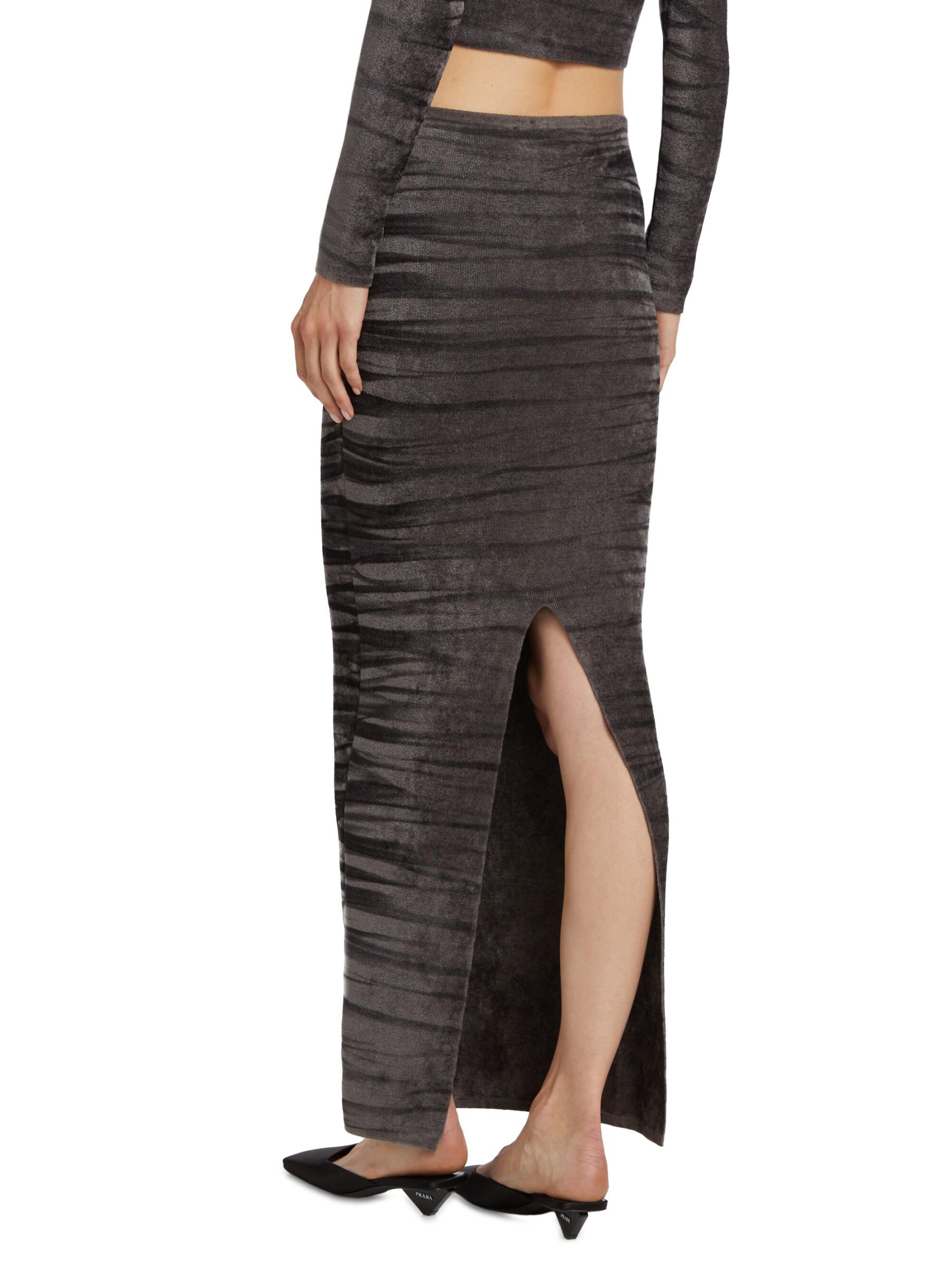 Shop Alexander Wang - Animal Print Maxi Skirt | Saks Fifth