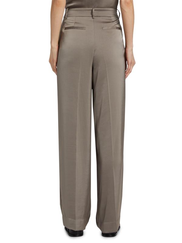 パンツ Michael Kors FW25 SATIN WIDE LEG PANT (MT530VRAYJ 244) Drapey Satin Wide Leg Pants | Michael Kors [US]