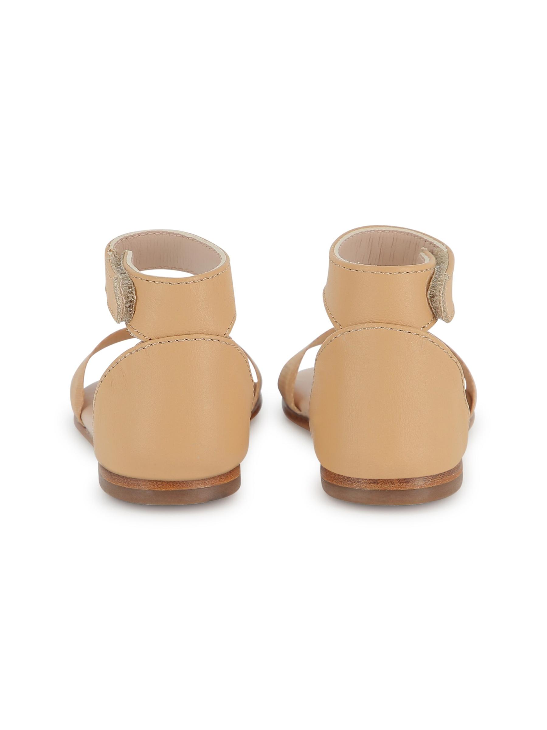 Chloe ロコ刺繍ストレトレックシンス CHC23SDP50156 40X Chloe Logo Print Sandals - Tassel Children Shoes