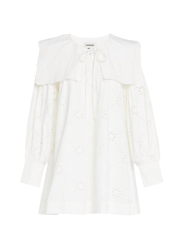 Cassidy Eyelet Sailor Minidress