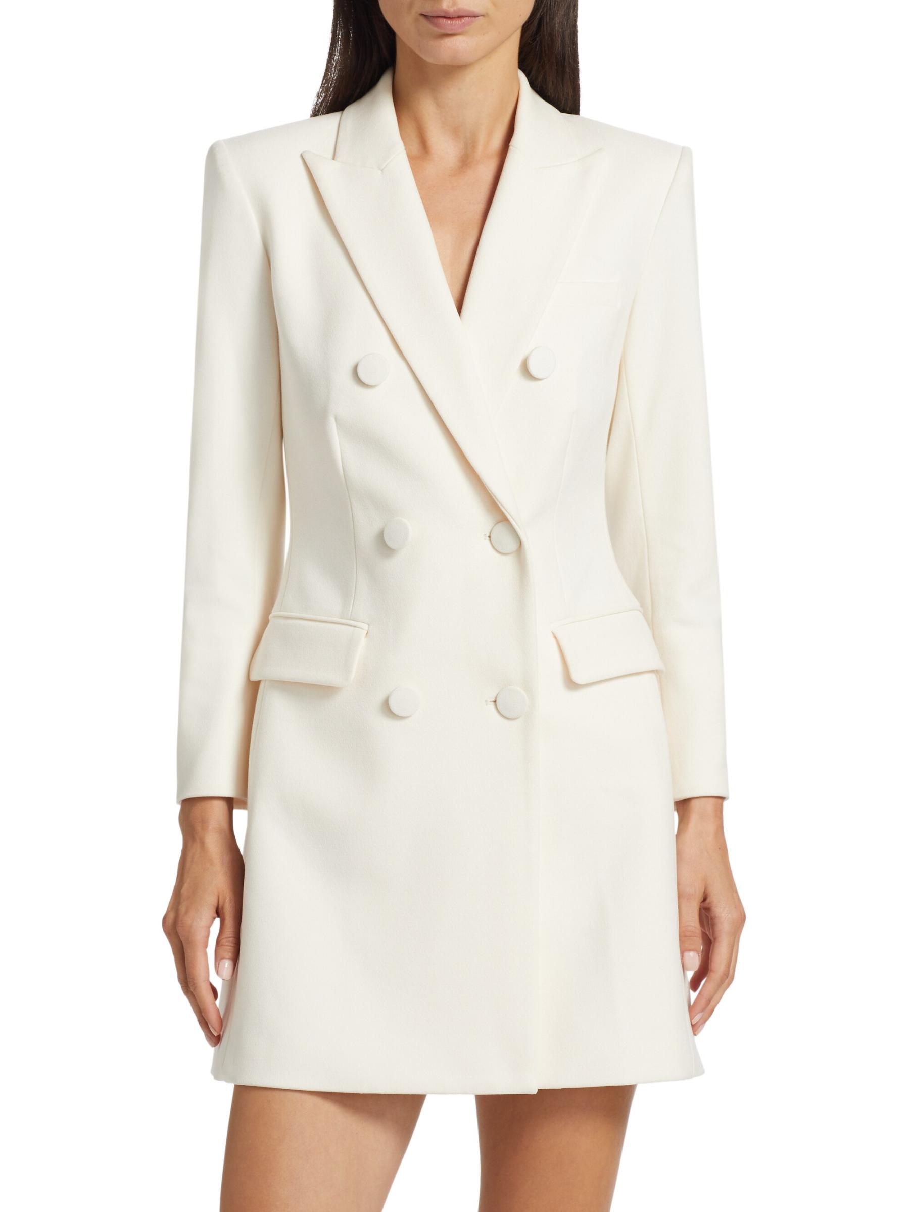 ワンピース double breasted gilet dress Shop Veronica Beard - Elianna Double-Breasted Blazer