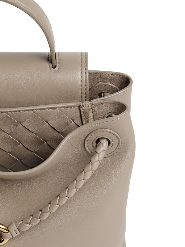 #9: حقيبة Ciao Ciao الصغيرة ذات المقبض العلوي من الجلد - LIMESTONE BRASS