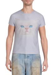 Shop Acne Studios - ETZ AI Cat Crewneck T-Shirt | Saks Fifth