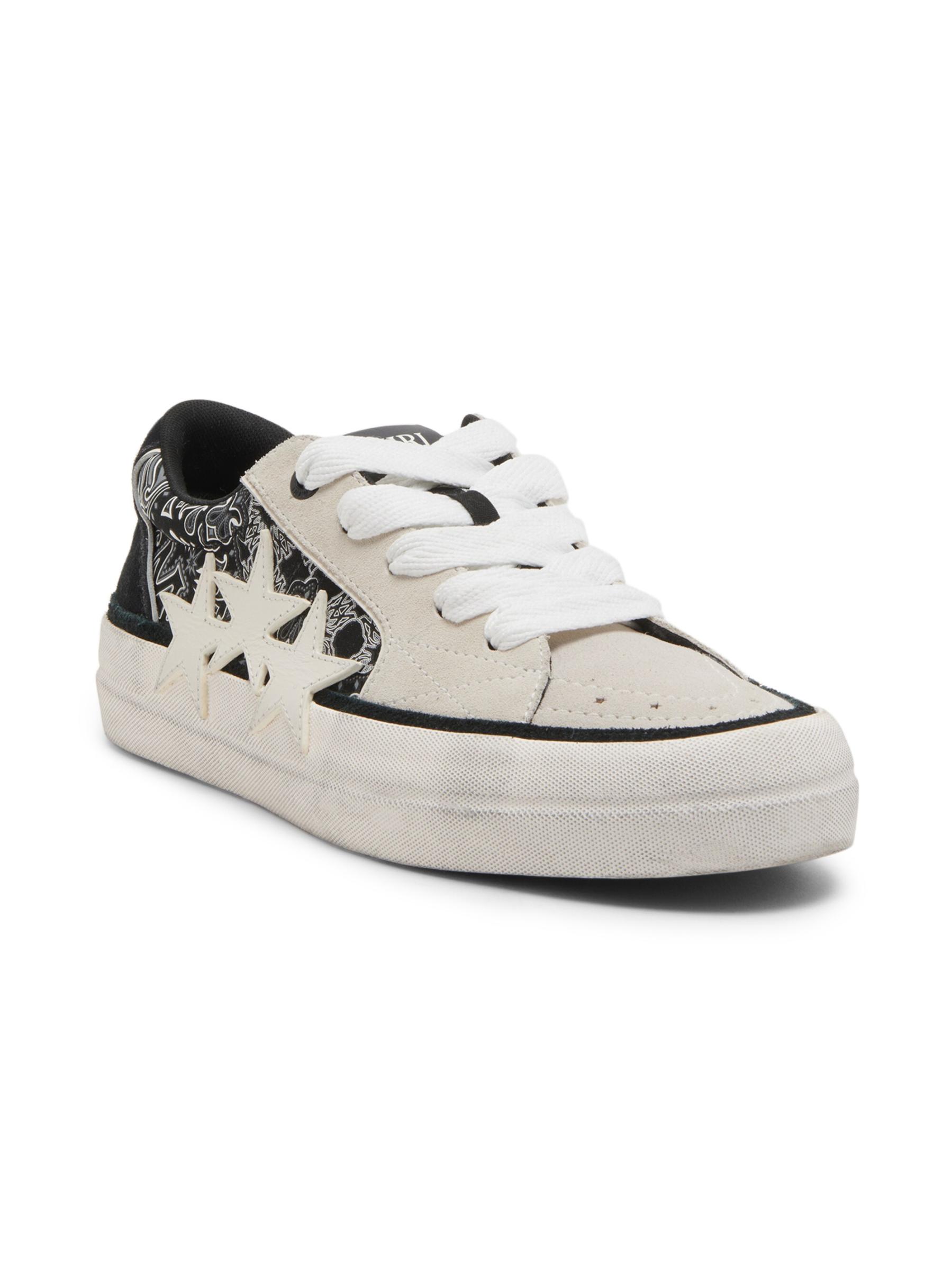 【AMIRI】サンセット・レザー・スケートロートップ・スニーカー AMIRI Sunset Skate Low Appliquéd Leather Sneakers for Men