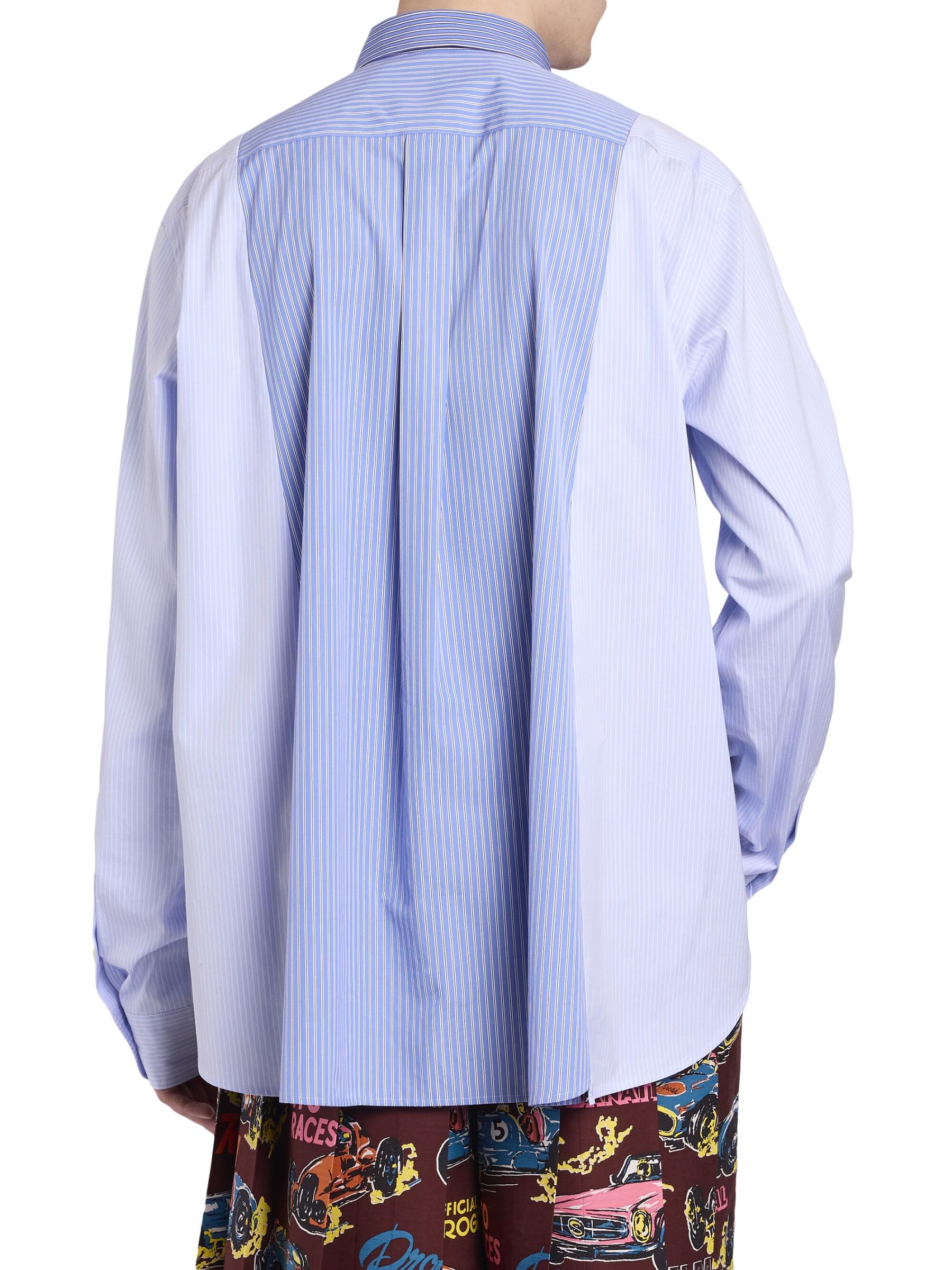 【sacai】コットンポプリンシャツドレス ストライプ sacai】コットンポプリンシャツドレス ストライプ (sacai