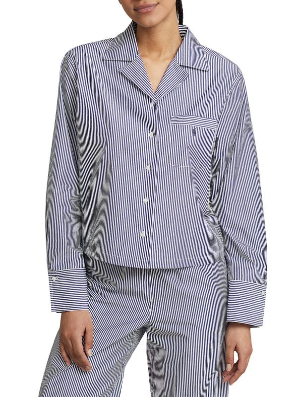 #3: طقم بيجاما طويل مخطط من بيلي - البنغال