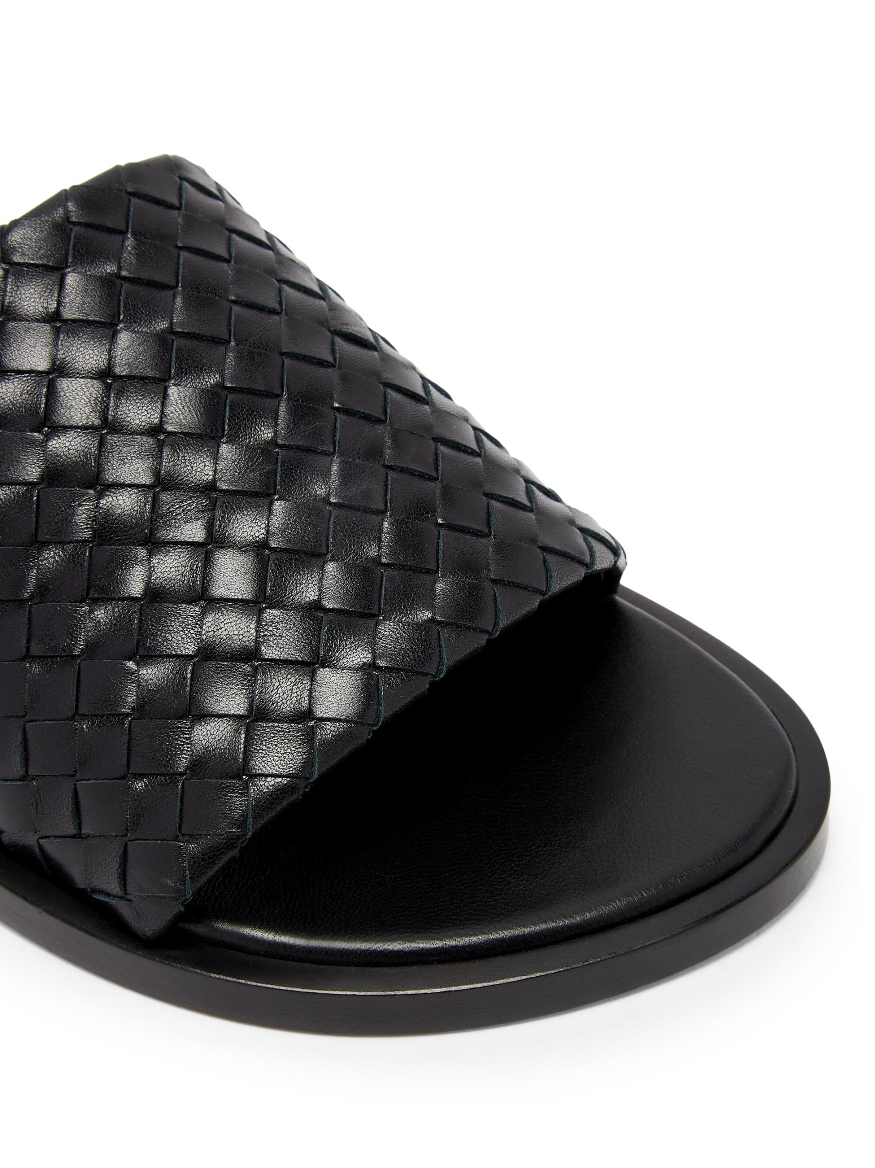 Bottega Veneta - エリオ イントレチャート レザーサンダル を