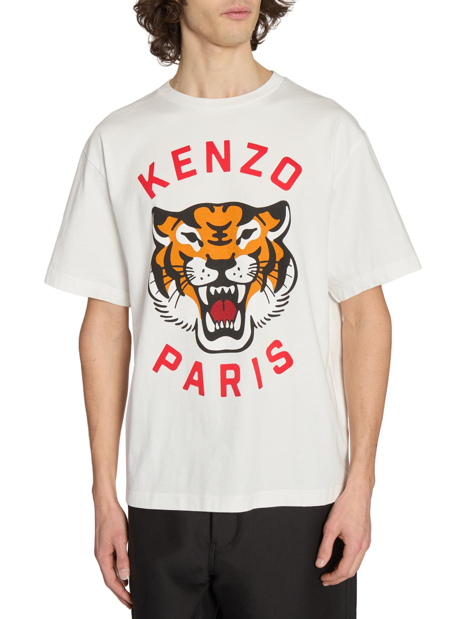 ☆関税・送料込☆【KENZO】Lucky Tiger オーバーサイズTシャツ 送関込☆KENZO LUCKY TIGER' オーバーサイズ Tシャツ (KENZO/T