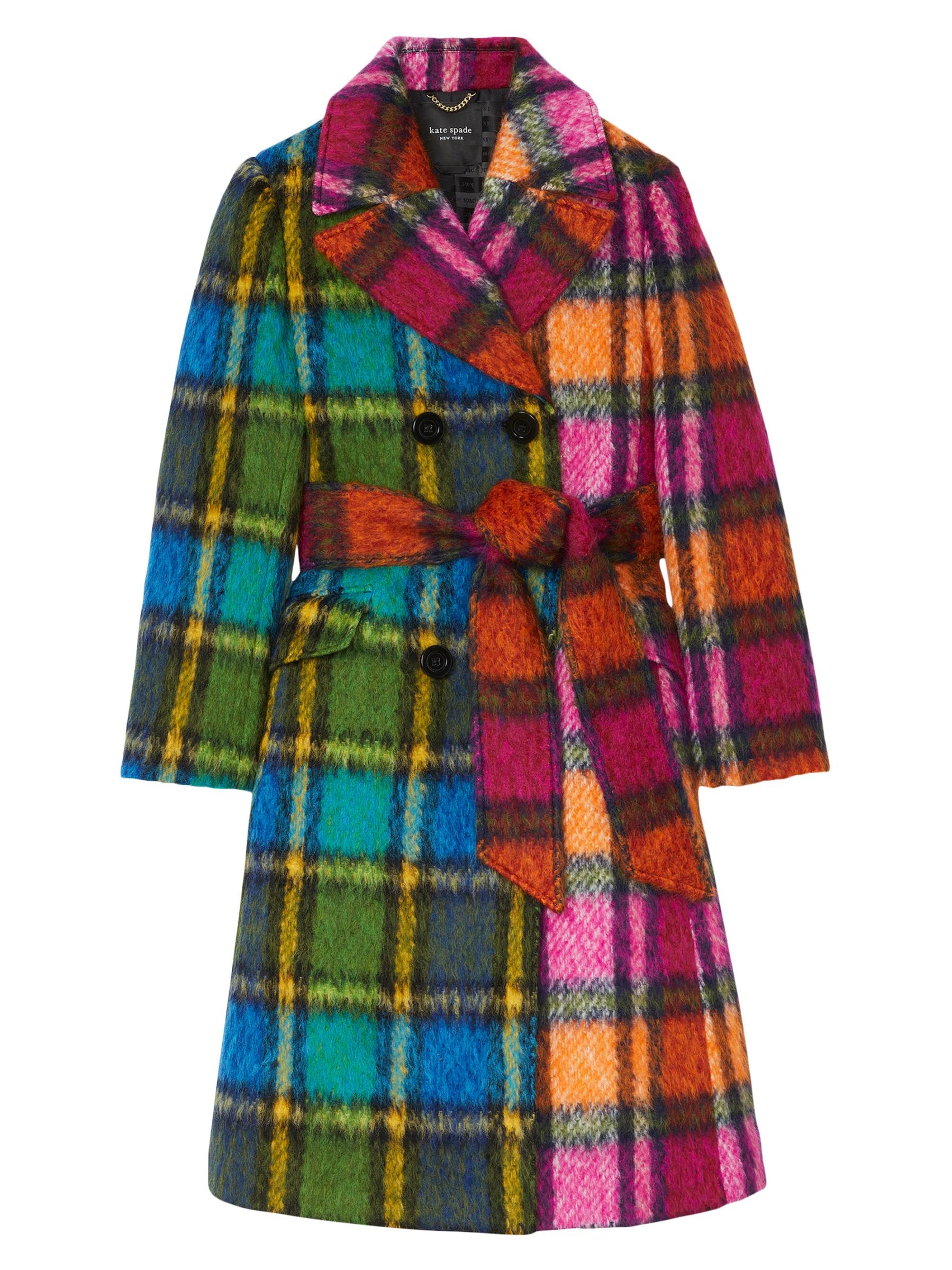 Shop Kate Spade New York - Mainline Grand Plaid Wool Double