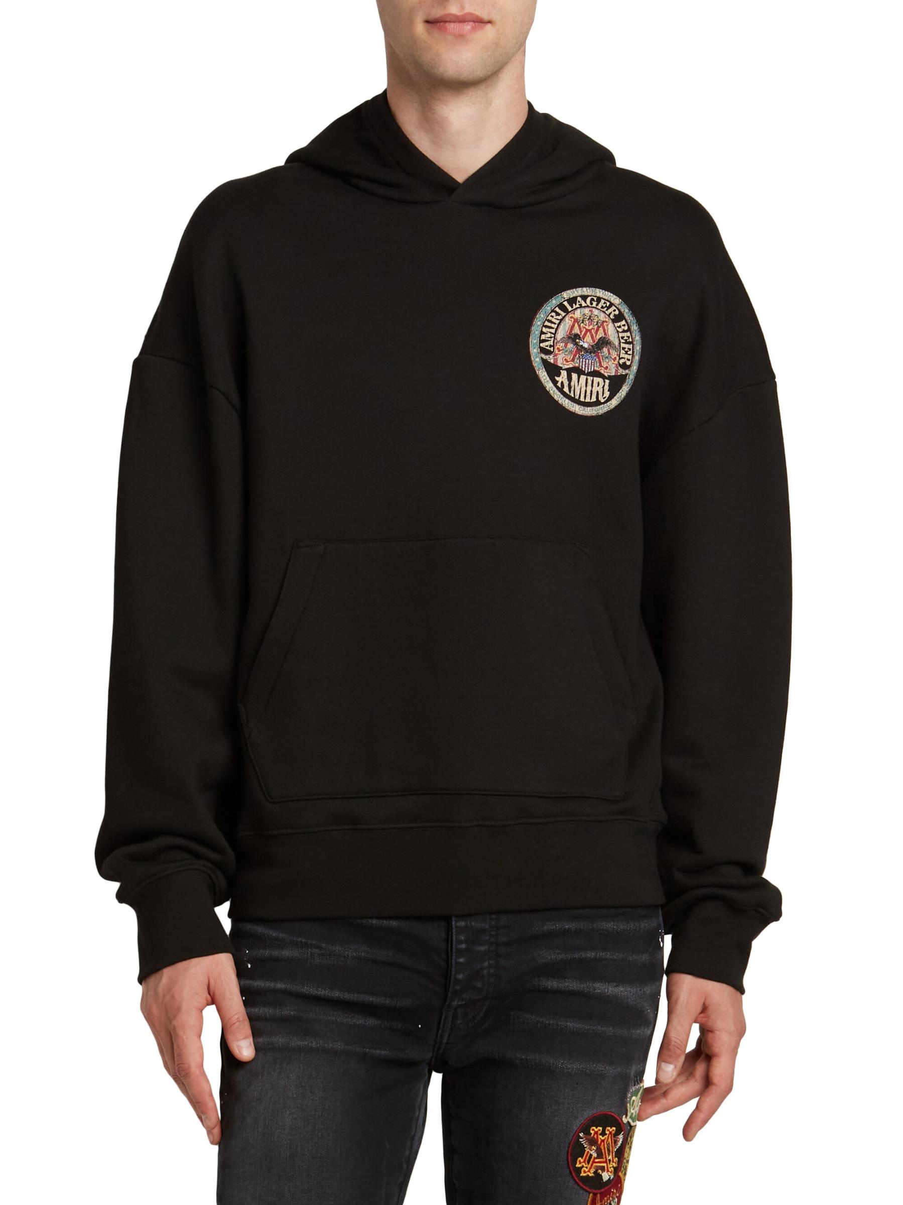 【関税込み】AMIRI Amiri Eagle' hoodie Shop Amiri - Eagle Logo Oversized Hoodie | Saks Fifth Avenue