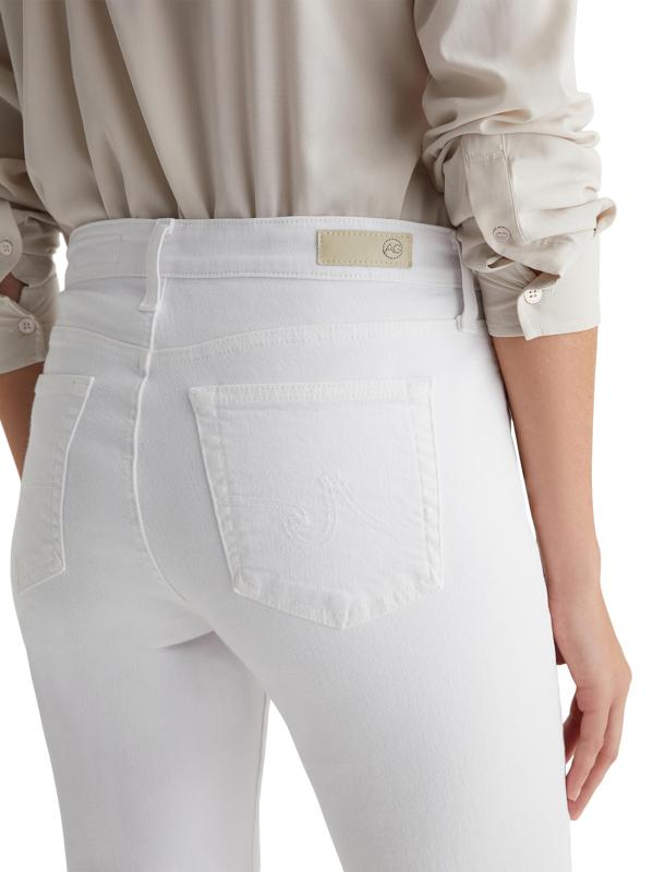 #4: بنطال جينز Mari High-Highe بقصة ضيقة - أبيض