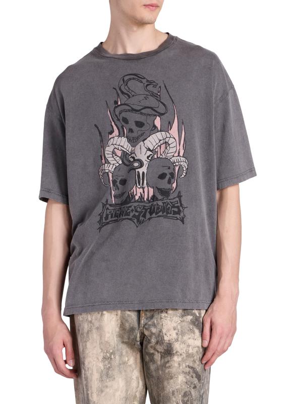 Shop Acne Studios - Edra Skull T-Shirt | Saks Fifth Avenue
