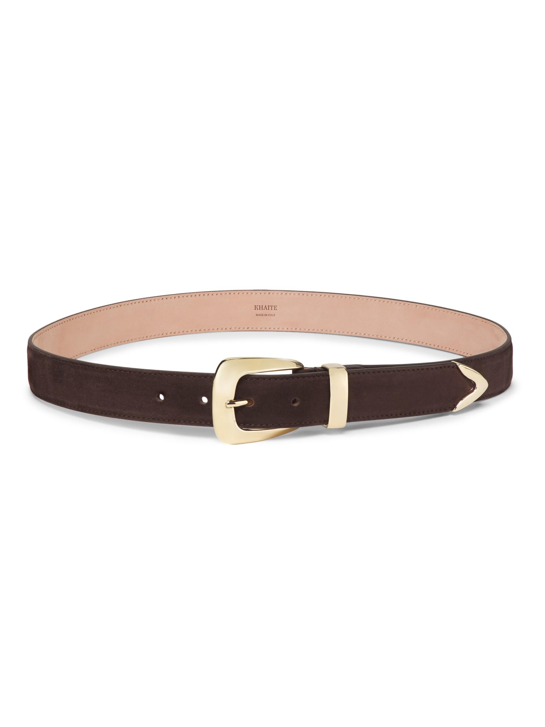 ベルト KHAITE MUD SUEDE BENNY BELT Shop Khaite - Benny Suede Belt | Saks Fifth Avenue Canada