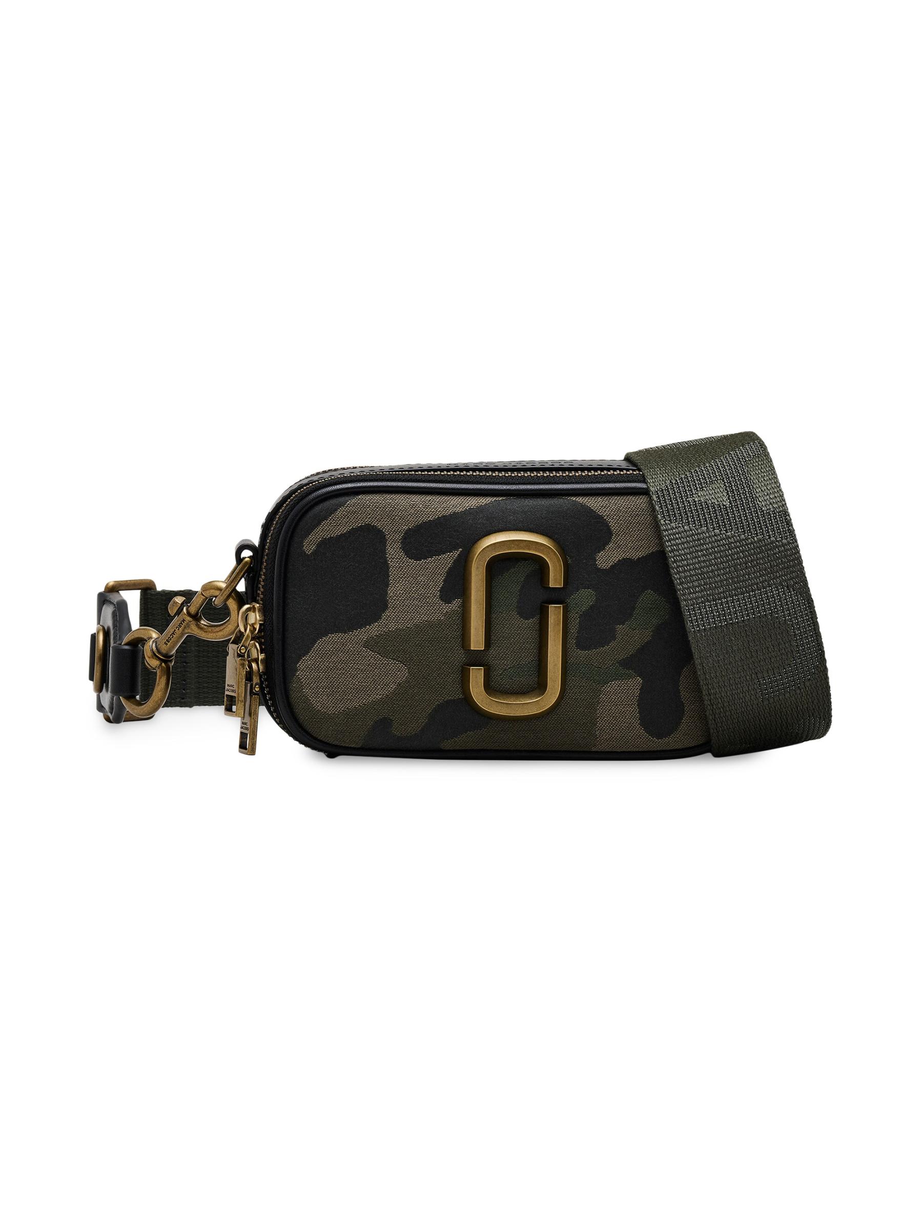 [MARC JACOBS]正規品/送料込み The jacquard cross bag Shop Marc Jacobs - The Camo Jacquard Snapshot Crossbody Bag